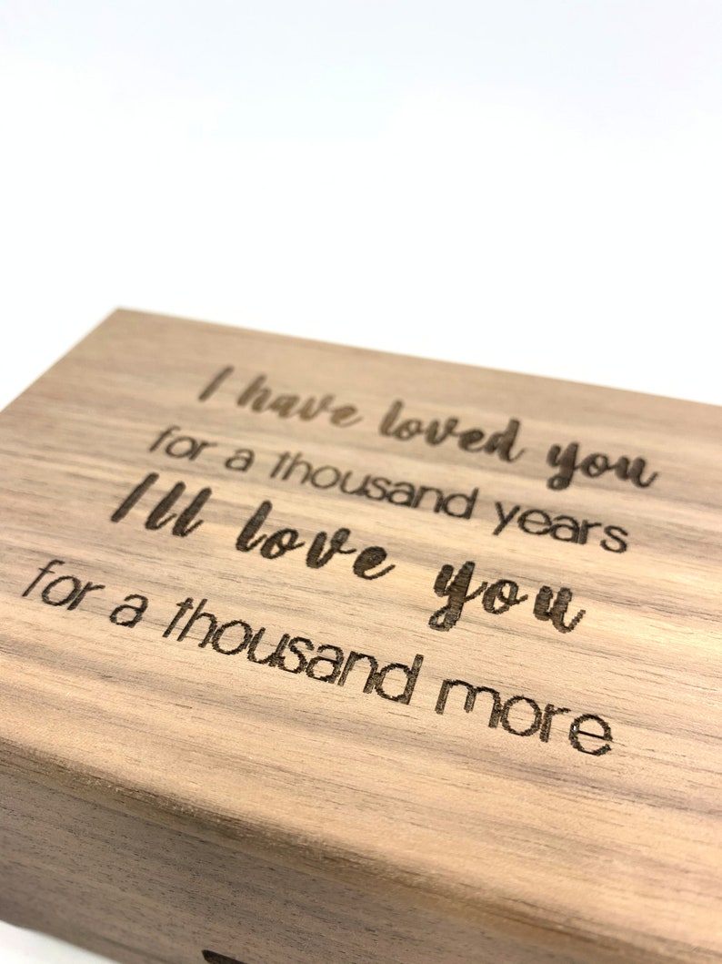 Custom music box with a custom song. Your wedding song first Etsy