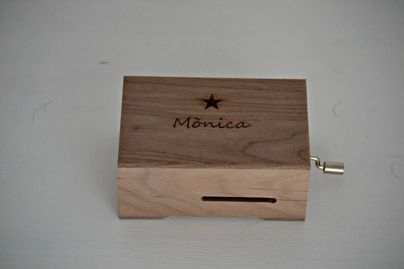 Up Married Life. Engraved Wooden Music Box With a Hand Etsy