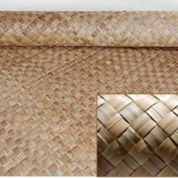 Lauhala Matting Roll Natural Hand Woven From Natural Leaves- Choice of 3 Sizes