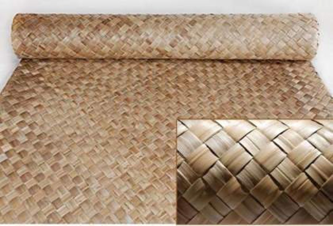 Lauhala Matting Roll Natural Hand Woven From Natural Leaves Choice of 3