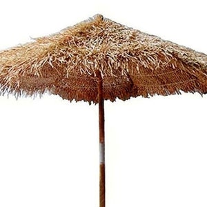Bamboo/Thatch Umbrella Set AND Cover Only- 7' and 9' Diameter