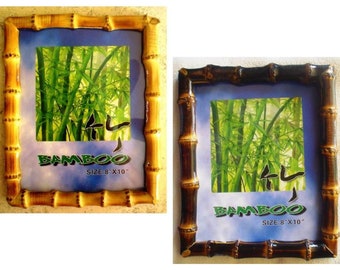 Bamboo Root Photo/Picture Frame Choose from 2 Sizes and 2 Colors