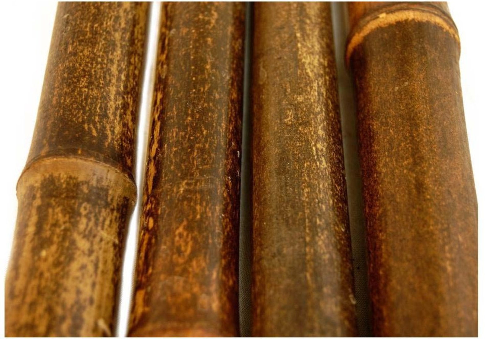 LARGE BLACK Bamboo Poles 2 Inch to 2.5 Inch Diameter X 4' - Etsy