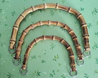 Real Bamboo U Handles, Purse Bag Making, DIY Craft Supplies Choice of 3 Sizes, Sold in Sets of 2- Or Bulk