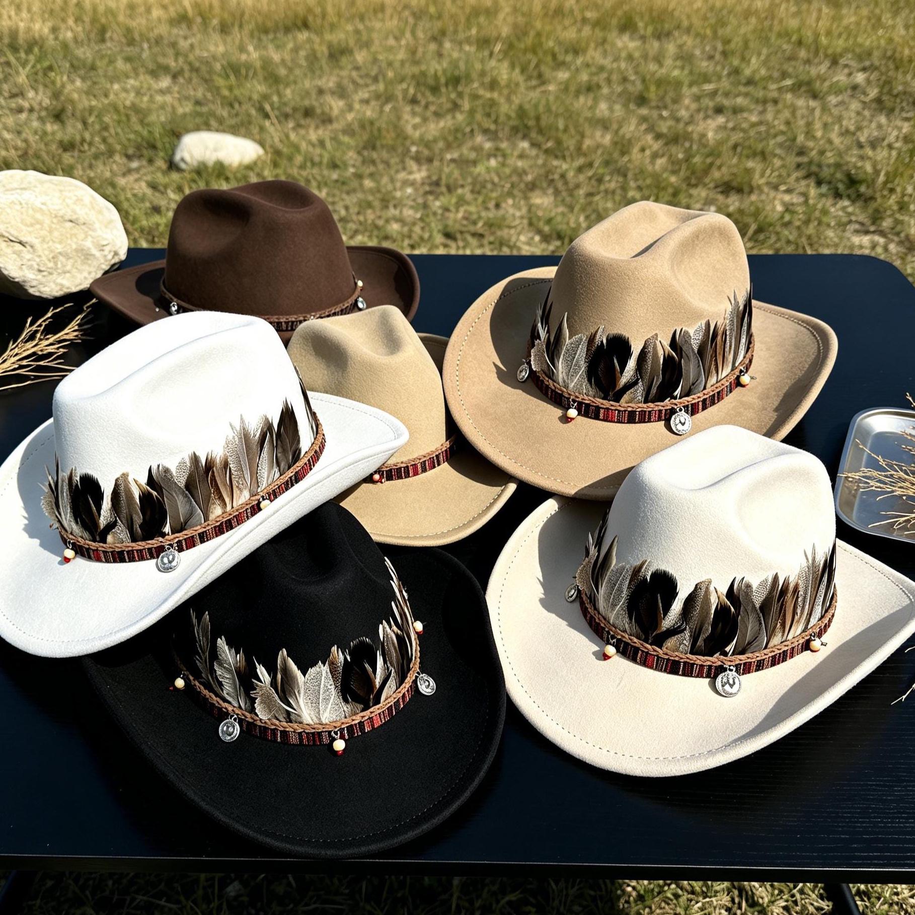 Curved Brim Cowboy Hats - Etsy