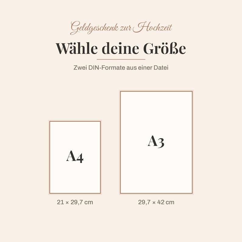 Geldgeschenk Hochzeit personalisiert | VW Bulli Camper Poster | Geldgeschenk Brautpaar | Digitaler Download A4 A3 image 6