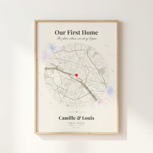 Personalized Map Star Poster | Custom Location, Date, Coordinates (Digital Download)