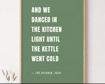 Custom Quote Print, Custom Text Poster, Personalised Song Lyric Wall Art, Your Words in 4 Type Styles and 12 Colours, Digital Download