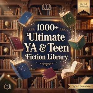 1000+ Ultimate YA and Teen Fiction Ebook Bundle Premium Digital Library Collection | Instant Download | Young Adult Fantasy Book Archive