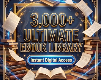 3000+ Ultimate Ebook Library Digital Bundle | Business, Health, Hobbies, Personal Development | Master Archive | Instant Download