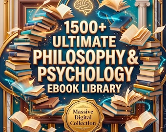 1500+ Philosophy and Psychology Ebook Library | Complete Digital Archive | Premium Academic Bundle Instant Digital Download