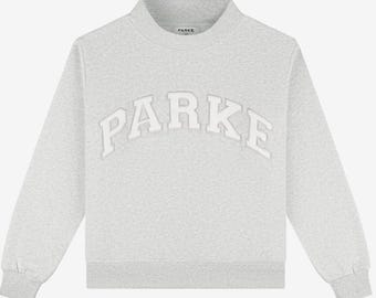 The one and only PARKE Mock Neck Sweatshirt Brand New L/XL In Classic Colorway
