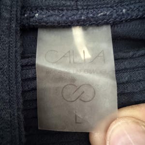 Calia Navy Blue Ribbed Turtleneck Sweater image 4