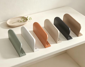 Morandi-colored aluminum alloy handles,Morandi-colored concealed handles,Hardware accessories, cabinet, wardrobe, and drawer handles