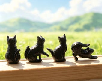 Cast Iron Cat Handles,Cast Iron Cat Knob, Cute Animal Cabinet Knob, Drawer Pull,  Single Hole Handle, Vintage Style Knobs, Animal  Pulls