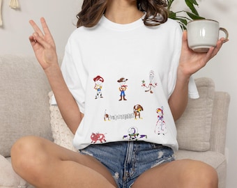 Camiseta con personajes de Toy Story / Boceto de dibujos animados