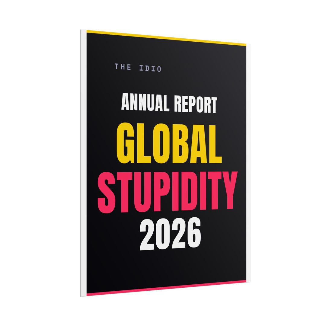 Global Stupidity 2026 poster