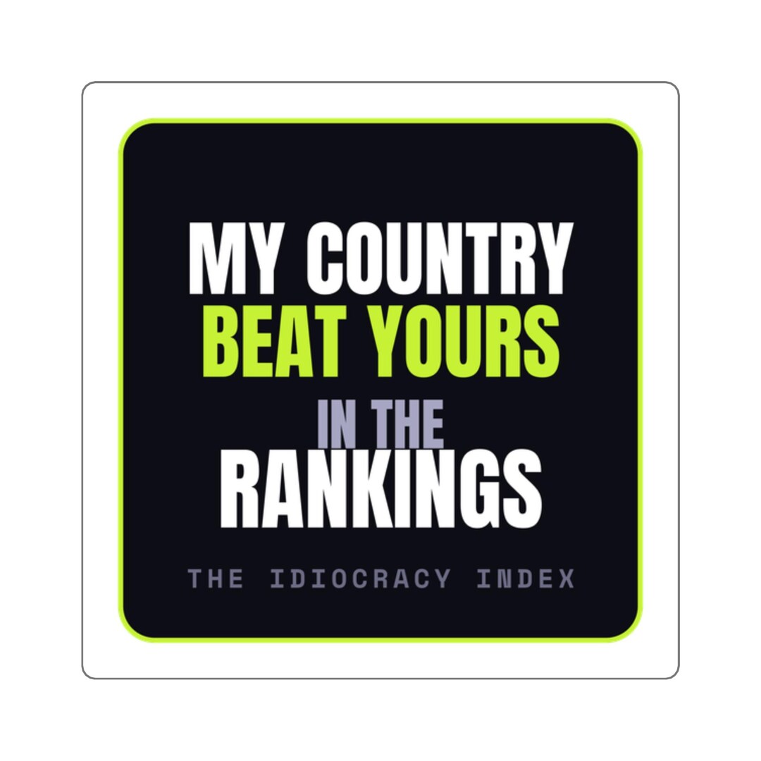 My Country Beat Yours sticker