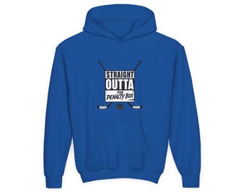 Kids Straight Outta the Penalty Box Hoodie | Youth Hockey Sweatshirt
