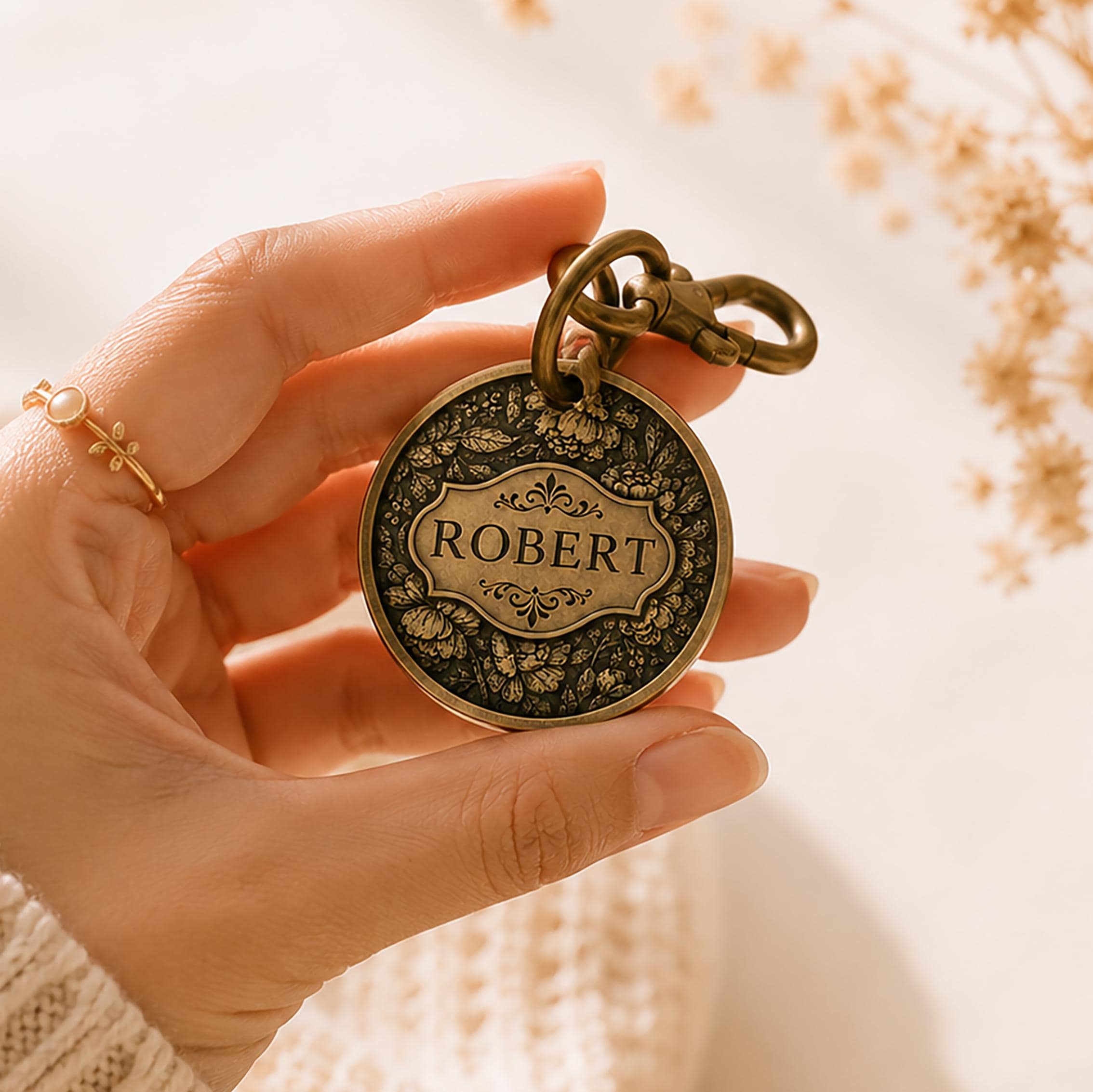 Vintage Dog Tag Pendant - Etsy