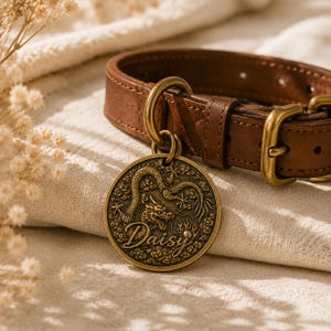 Dragon Dog Tag - Etsy