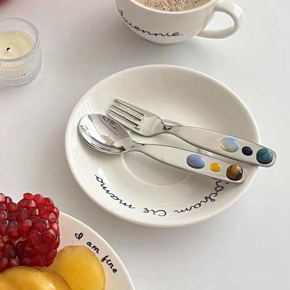 Crystal Cutlery - Etsy