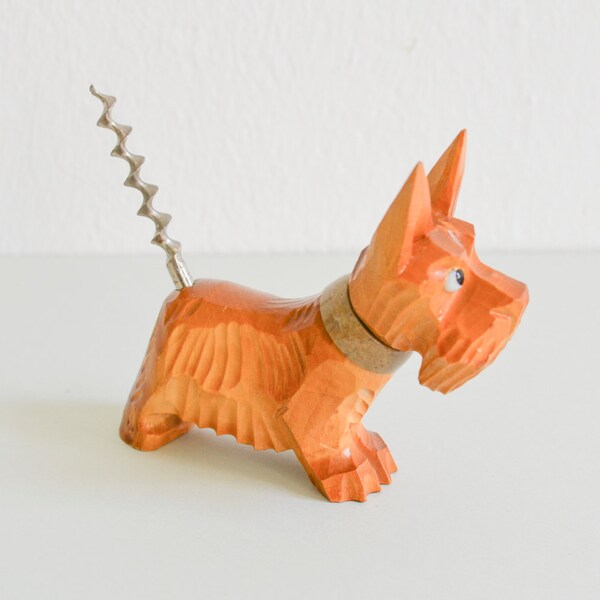 Scottie cork screw, Scottish terrier bottle opener, whimsical gift, dog lover gift