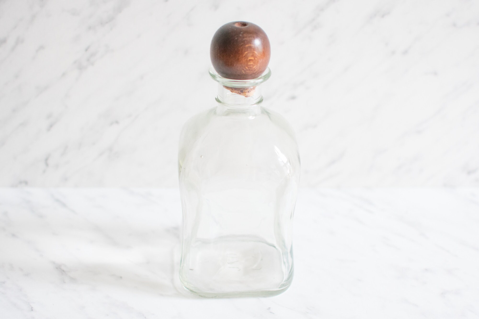 Bouteille en Verre avec Bouchons Bois