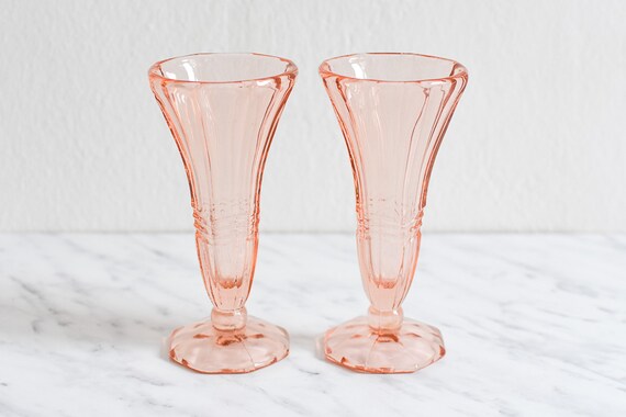 Rosa eisbecher pink gläser rosa gläser eisbecher aus glas etsy Rosa eisbecher pink gläser rosa gläser eisbecher aus glas etsy