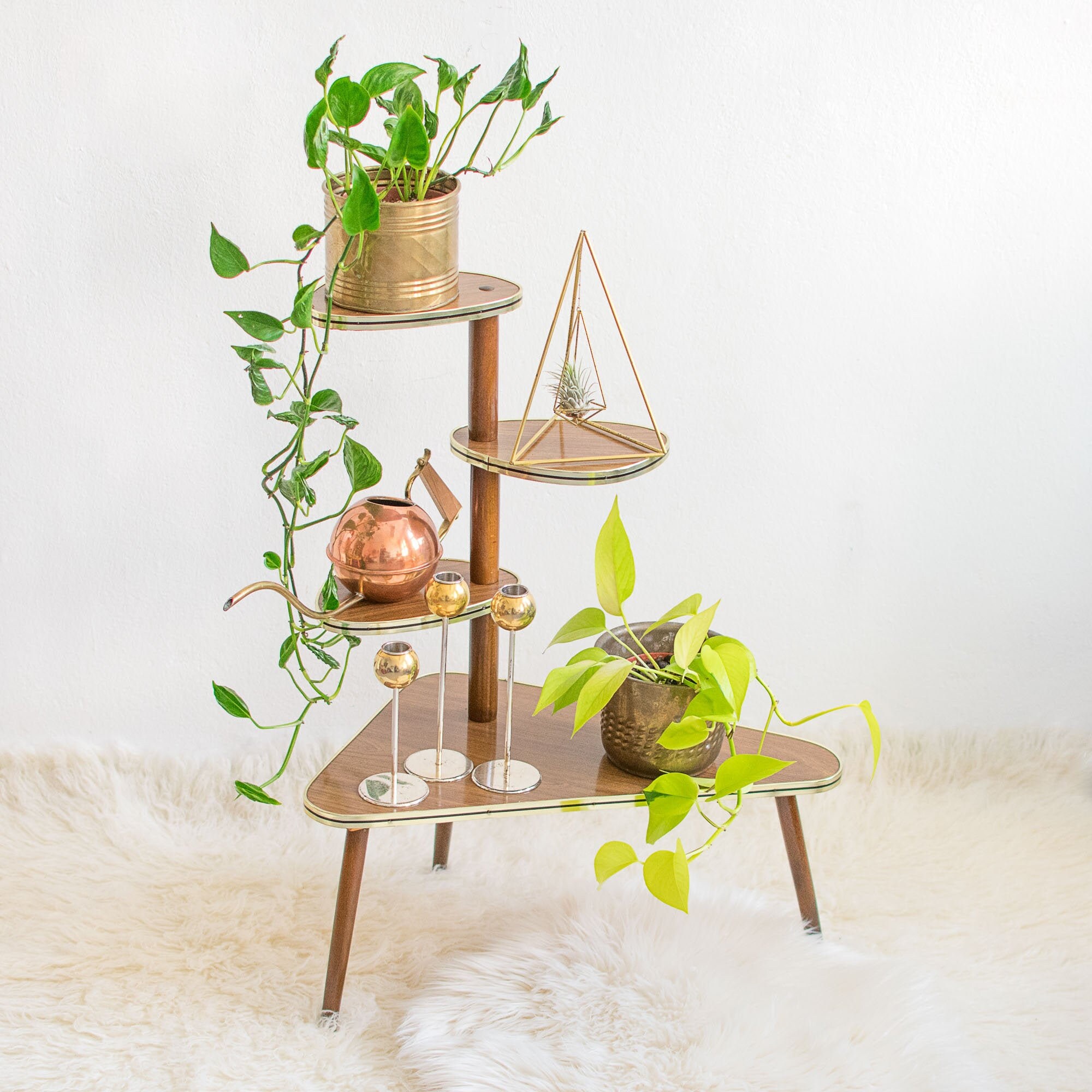 Mid-Century Multi-tiered Plant Stand - Etsy