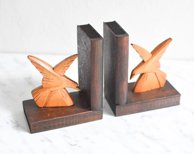 Rustic Wood Bookends Bookends Modern Bookends Housewarming Etsy