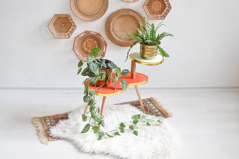 Plant Stand Plant Stool Kidney Table Indoor Plant Stand Etsy