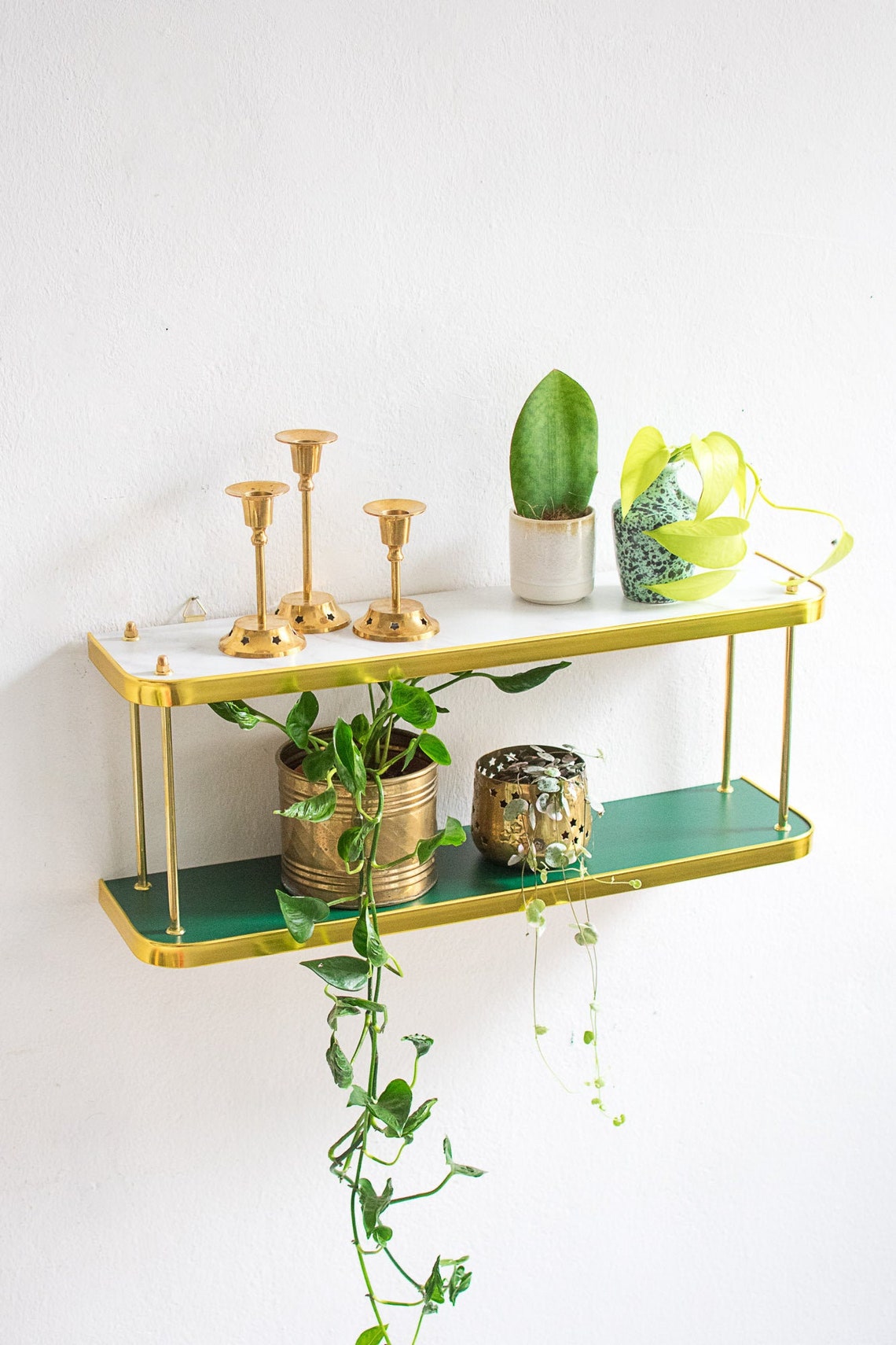 Wandregal für Blumen und Pflanzen im 60er Jahre Design Etsy