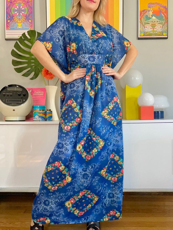 1970s kaftan cheap dress