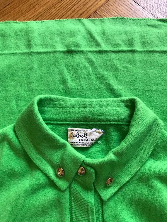 kelly green sweater dress