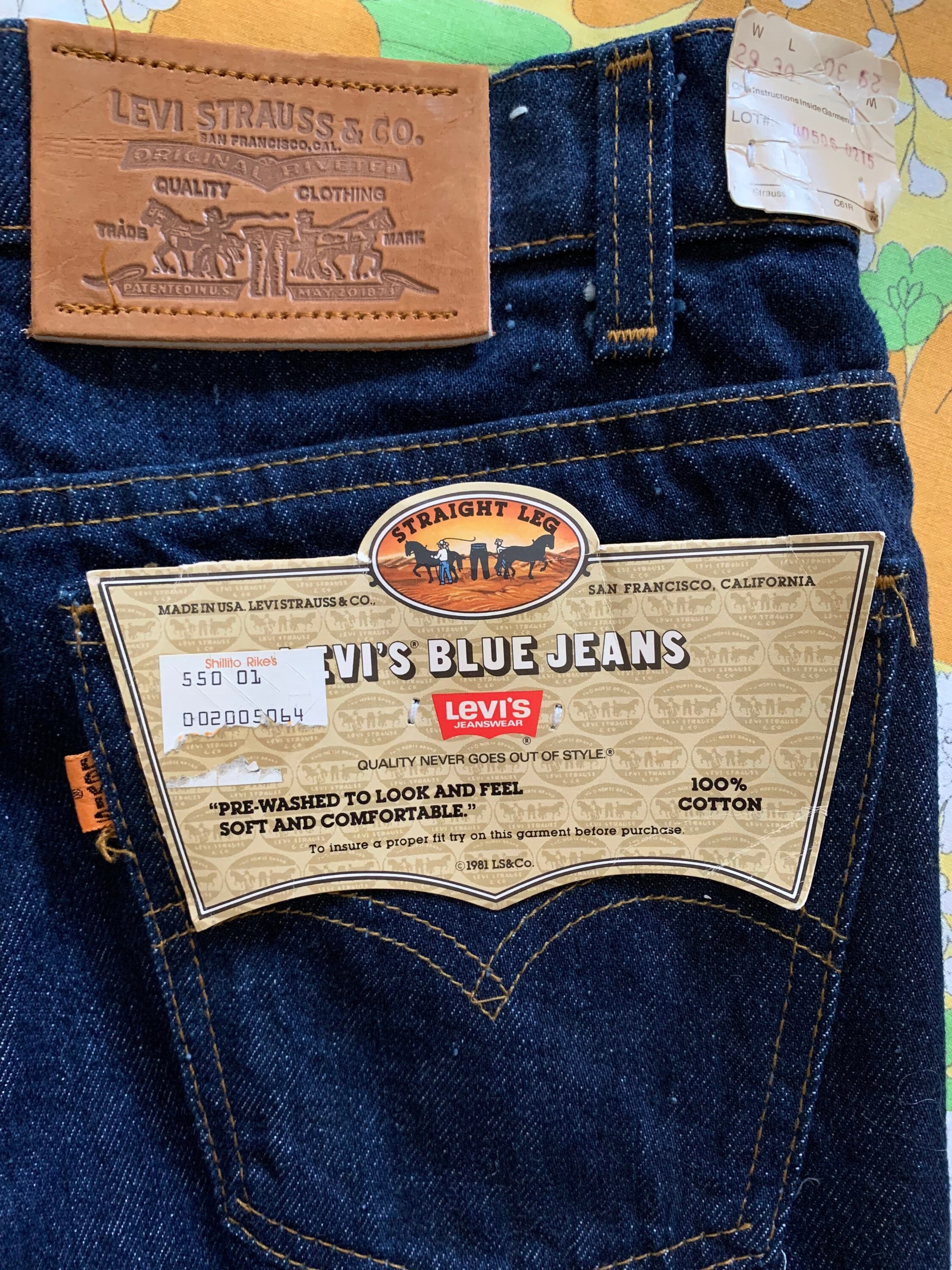 Levis tag meaning