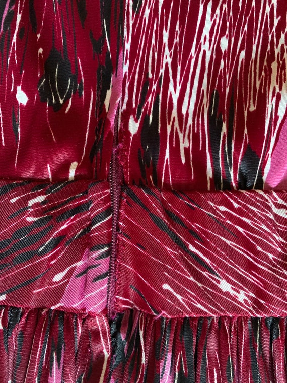 Vintage 1960s paint splatter print mod dress // Mediu… Gem