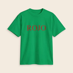 T-shirt sportiva verde ROJO