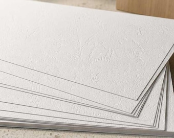A5 Eggshell Pattern Embossed Paper 250gsm | 50 Sheets