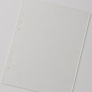 A5 Acrylic 6-Ring Dashboard | Clear