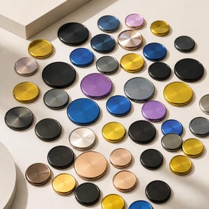 Planerscheiben aus Metall | 28 mm, 32 mm, 38 mm | 11er-Set