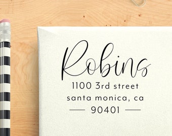Return Address Stamp, Self Inking Stamp, Personalized Stamp, Custom Address Stamp, Self-Ink Return Address Stamp