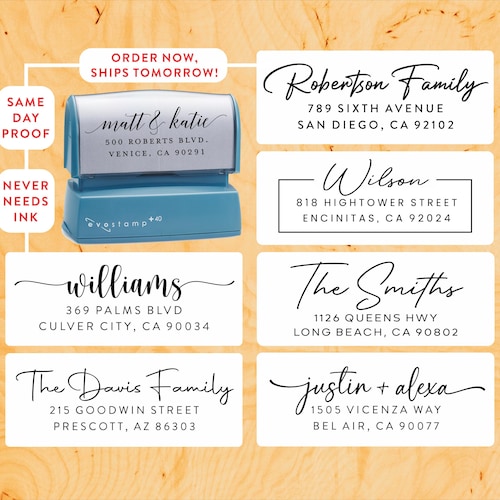 Tampon d'adresse de retour SUPÉRIEUR | Tampon d'adresse auto-encreur | Les mieux notées sur Etsy | Meilleure qualité