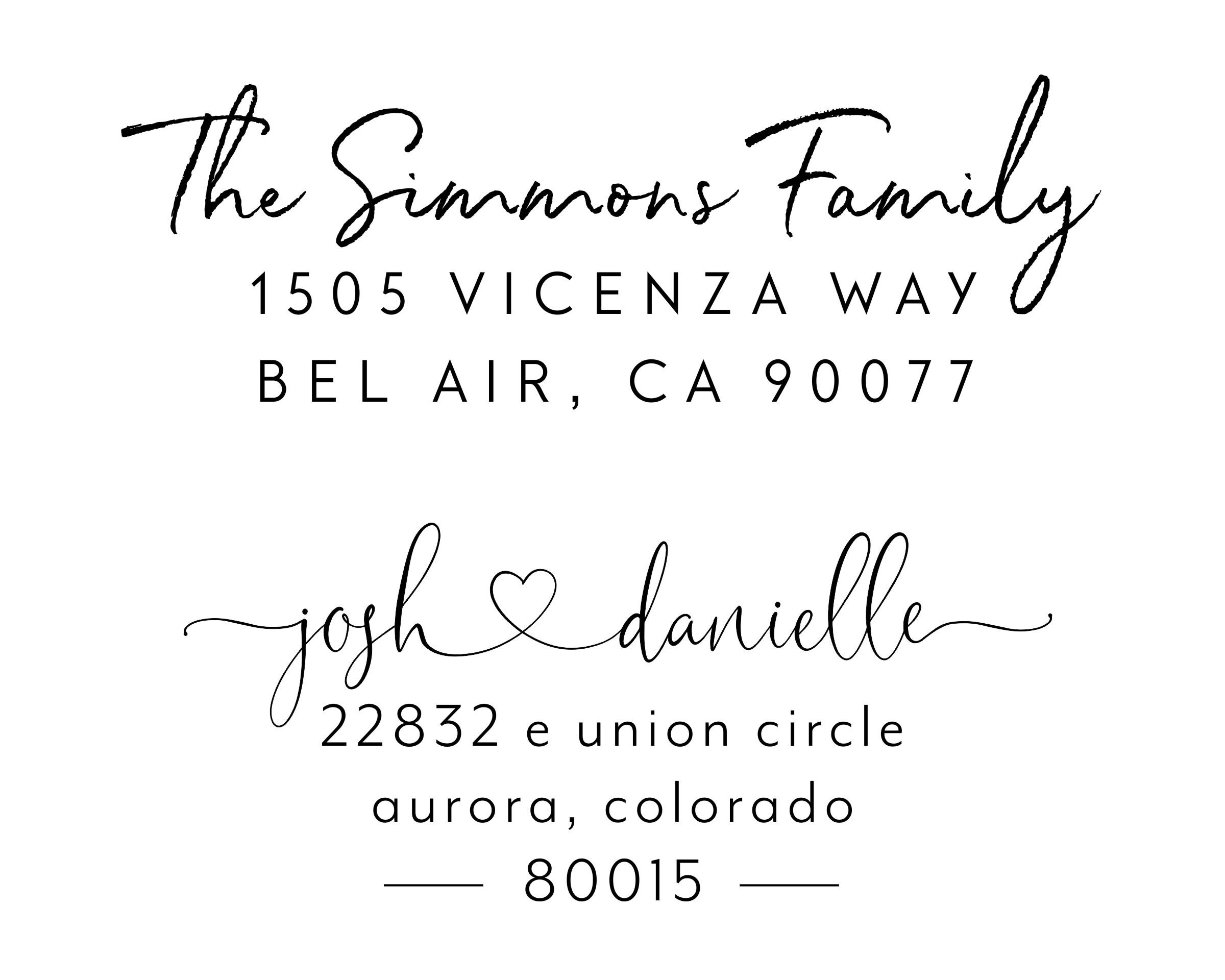 BEST SELLING Stamp on Etsy Return Address Stamp Custom Etsy