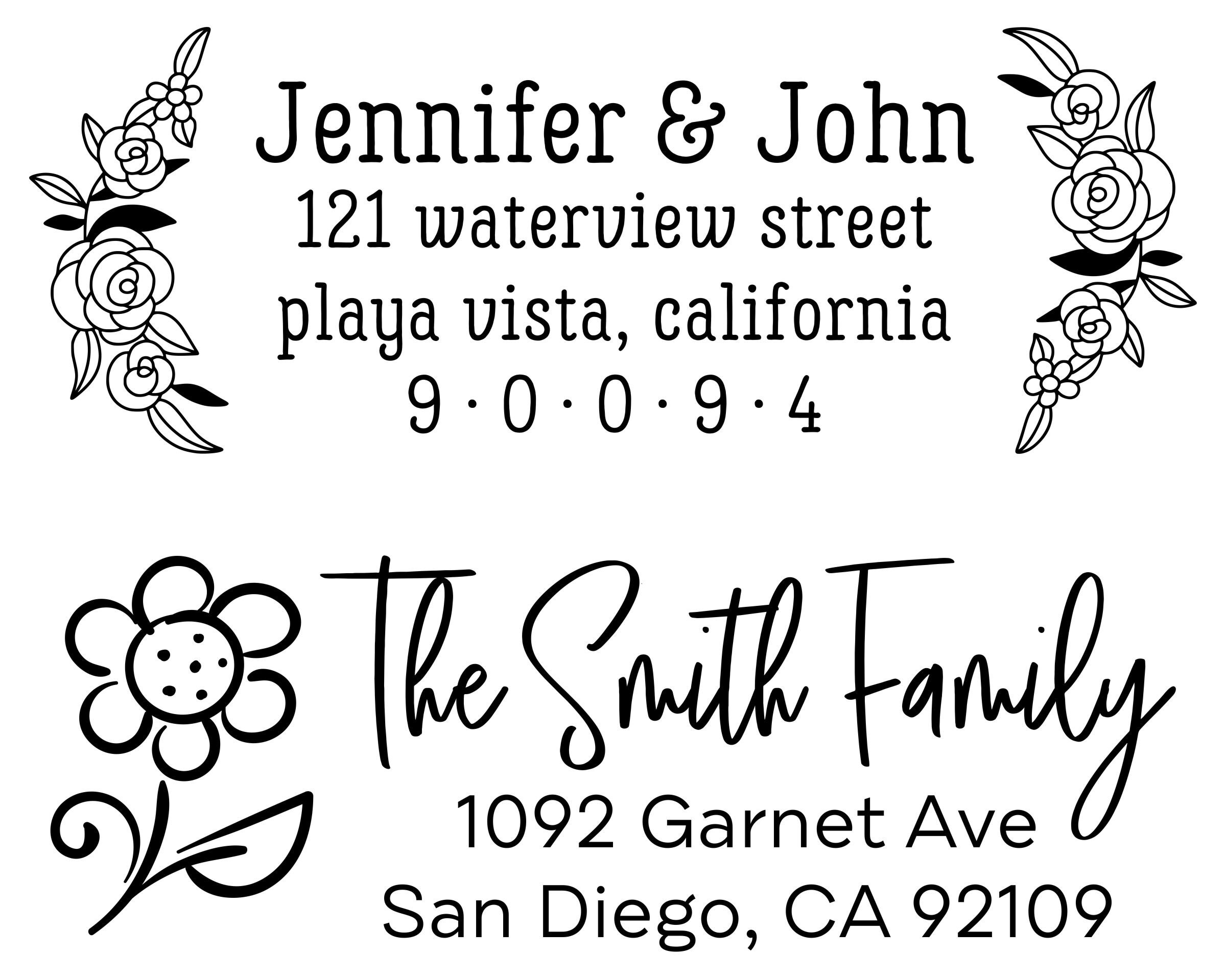 BEST SELLING Stamp on Etsy Return Address Stamp Custom Etsy