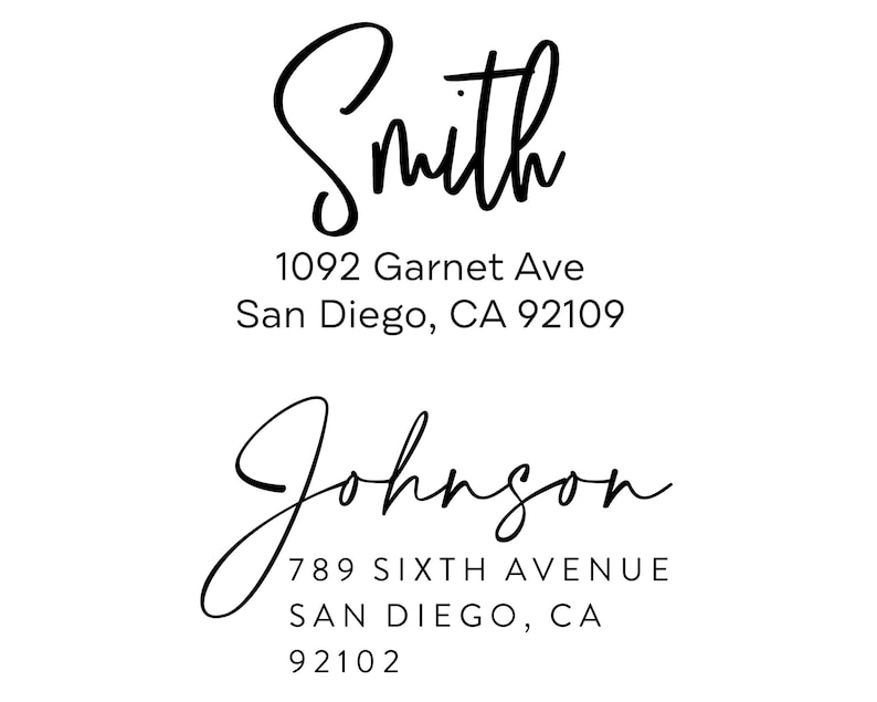 BEST SELLING Stamp on Etsy Custom Return Address Stamp Self Etsy