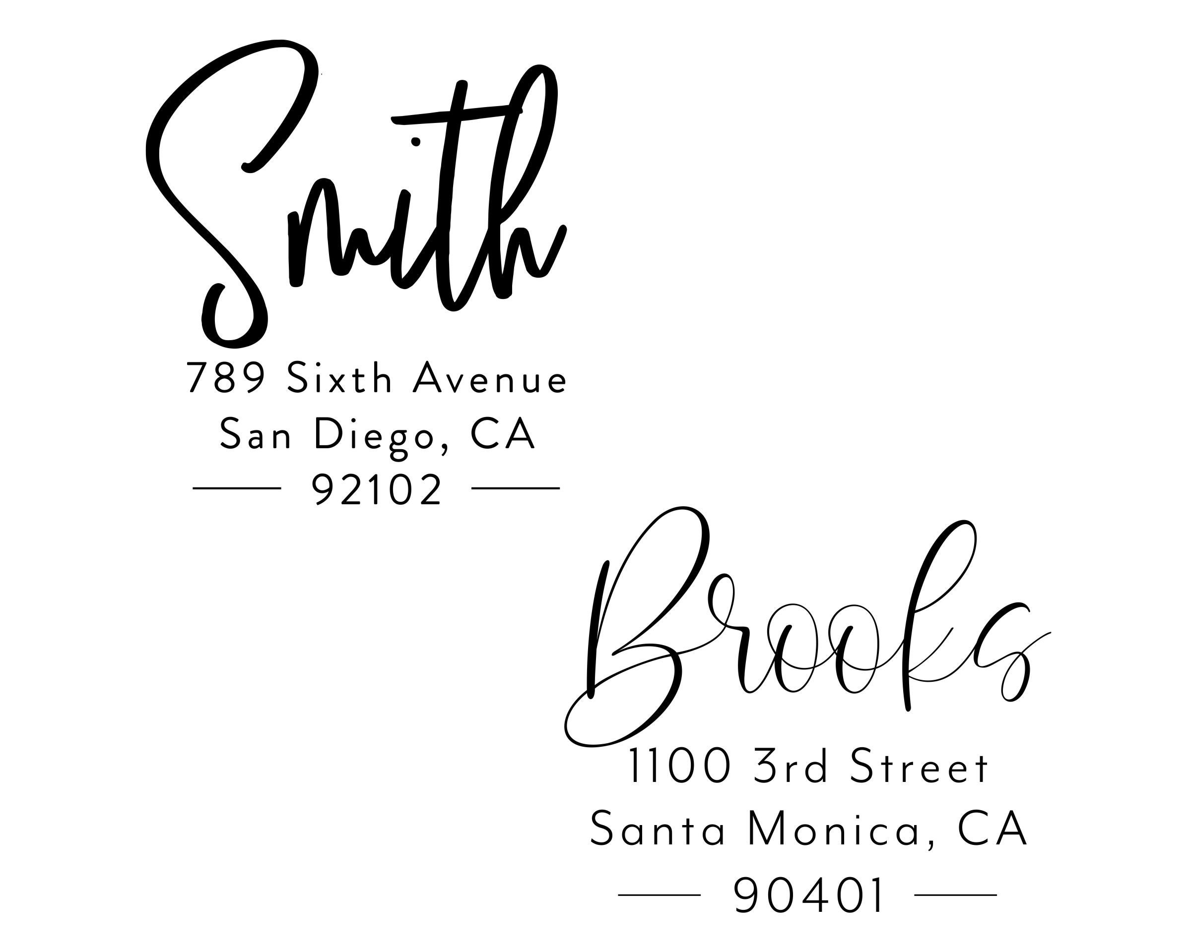 BEST SELLING Stamp on Etsy Return Address Stamp Custom Etsy