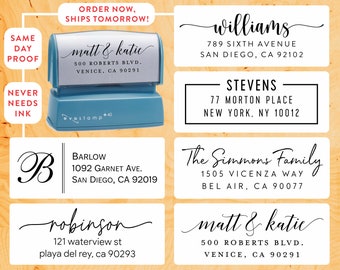 BEST QUALITY Stamp on Etsy  | Custom Return Address Stamp Self Inking | Highest Rated