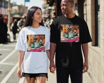 Retro Betty Boop Oversize Tee, Vintage Cartoon Graphic, Shrinkola Streetwear