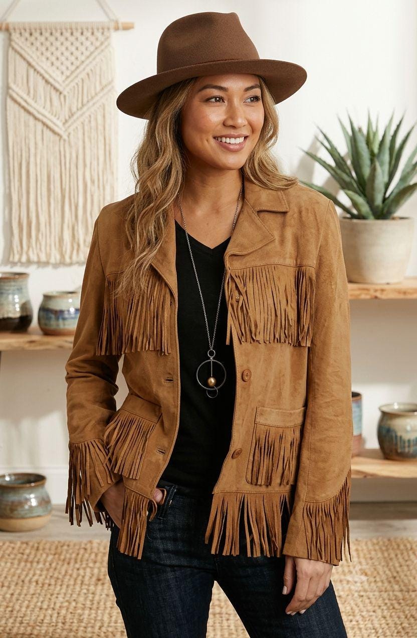 Fringe jacket - Etsy 日本
